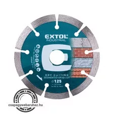 gyémántvágó, ipari korong, szegmenses; 230mm, száraz vágásra