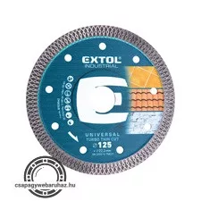 gyémántvágó, ipari korong, TURBO, gyors és vékony vágás: 2,0 mm vastagság; 230×22,2mm, száraz és vizes vágásra