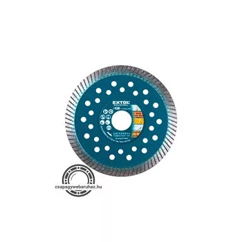   gyémántvágó, ipari korong,TURBO,gyors vágás; 230×22,2mm, száraz és vizes vágásra