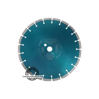  gyémántvágó BETON-ra, ipari korong, szegmenses; 300×25,4mm, száraz és vizes vágásra