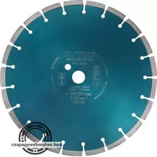 gyémántvágó BETON-ra, ipari korong, szegmenses; 300×25,4mm, száraz és vizes vágásra