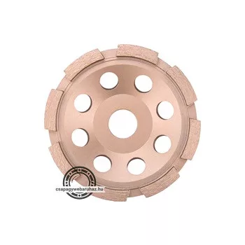 gyémántcsiszoló korong; 125mm×22,2mm, egysoros
