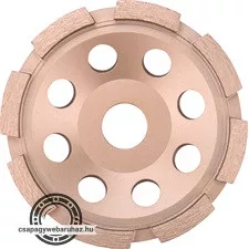 gyémántcsiszoló korong; 125mm×22,2mm, egysoros