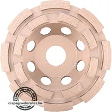 gyémántcsiszoló korong; 125mm×22,2mm, kétsoros