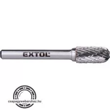 keményfém turbómaró (rotormaró), hengeres, kerek orrú, átmérő 10×20mm/szár 6mm, keresztfogazás