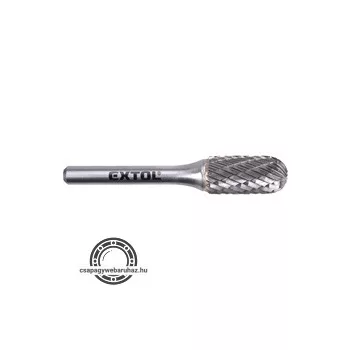   keményfém turbómaró (rotormaró), hengeres, kerek orrú, átmérő 12×25mm/szár 6mm, keresztfogazás