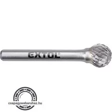 keményfém turbómaró (rotormaró), gömb alakú, 12 mm átmérőjű/ 6 mm szárú, keresztfogazás