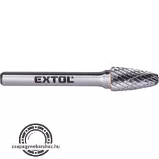 keményfém turbómaró (rotormaró), íves, kerek orrú, átmérő 10×20mm/szár 6mm, keresztfogazás