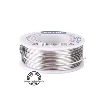   forrasztó ón, gyantás, műszerész forrasztáshoz; 100g, átmérő 1mm, 99,3% ón + 0,7% réz tartalmú, gyantás, T: 227 °C