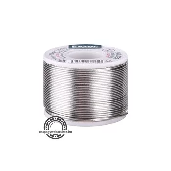   forrasztó ón, gyantás, műszerész forrasztáshoz; 250g, átmérő 1mm, 99,3% ón + 0,7% réz tartalmú, gyantás, T: 227 °C
