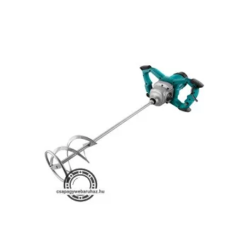   elektromos festék- és habarcskeverő gép (mixer) 1800W, M14 menet, lágy indítás,  ford I=180-400/min, II=300-700/min