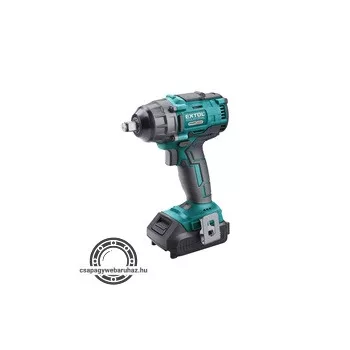   akkus ütvecsavarozó, Share20V, 1/2" négyszög, Li-ion; 1db 20V akku: 2000 mAh, 1db töltő, ford.: 2.200 1/min, 250 Nm