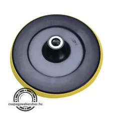 tartalék gumitalp tépőzáras 8792500 polírozógéphez, átmérő: 180mm, M14, max: 8500 ford/perc