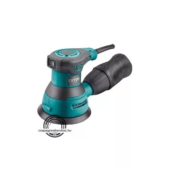   rotációs (excentrikus) csiszológép 350W, átmérő: 125mm, ford.:8000-12000