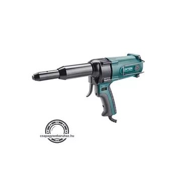   elektromos popszegecshúzó, 400W; ALU, réz, acél, INOX szegecsekhez, 3,2-4,0-4,8mm, 8000N, 22mm löket