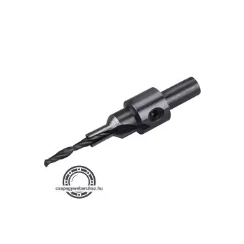   fafúró süllyesztővel (konfirmátor csavar előfúró), 6 mm, 3,5mm fúróhoz, HSS