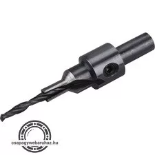 fafúró süllyesztővel (konfirmátor csavar előfúró), 6 mm, 3,5mm fúróhoz, HSS