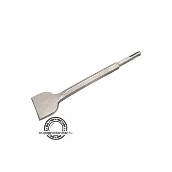   betonvéső lapos, hajlított, akasztóval, SDS PLUS; 250/60mm