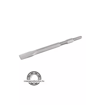 betonvéső lapos, HEX; 400/50mm, (szár átm:17 mm)