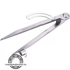 asztalos körző, fém, ceruza tartóval