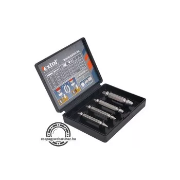   törtcsavar kiszedő klt. 4db (2,7-3,5-4,0-6,0 mm)×51mm, HSS