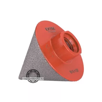   lyukmaró, kúpos (lyuktágító/lyukfúró/furat csiszoló) csempére, gyémánt bevonat; 50mm × M14, sarokcsiszolóra