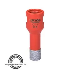 körkivágó csempére, gyémánt vágóél; 18mm × M14, sarokcsiszolóba fogható