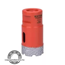 körkivágó csempére, gyémánt vágóél; 38mm × M14, sarokcsiszolóba fogható