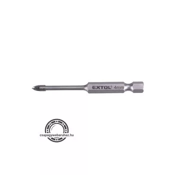   fúró üvegre, kerámiára és csempére, keményfém lapkás; 5×75mm, 1/4" hatszög befogás