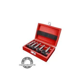   pánthelymaró klt., átm.:15-20-25-30-35 mm, keményfém lapkás, befogás: 8 ill. 10 mm, hosszúság: 85mm, fa dobozban