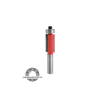   felsőmaró fára, színelő (süllyesztő) maró, csapágyas, D12,7×H25, befogás: 8mm, keményfém lapkás