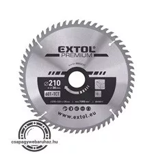 körfűrészlap, keményfémlapkás, 350×30mm(lyuk átm), T28; 3,5mm lapkaszélesség, max. 4000 ford/perc