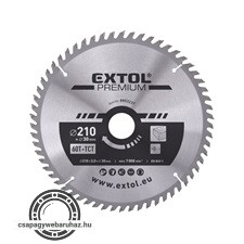 körfűrészlap, keményfémlapkás, 350×30mm(lyuk átm), T84; 3,5mm lapkaszélesség, max. 4000 ford/perc