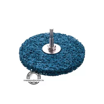   csiszolókorong fúrógéphez ("csapos négertárcsa") 115mm, 15 mm vastagság, 6 mm befogás, nylon és szilícium karbid