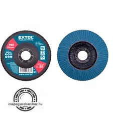 lamellás csiszoló INOX, acél és ALU munkadarabok csiszolására, 125×22mm; P100