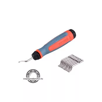   sorjátlanító klt. 10 db cserélhető HSS penge, 1 db TPR nyél