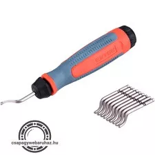 sorjátlanító klt. 10 db cserélhető HSS penge, 1 db TPR nyél