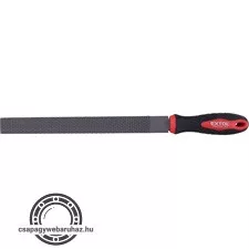 ráspoly 250mm lapos, C45 acél, vágat 2, finom, TPR gumis műanyag nyél