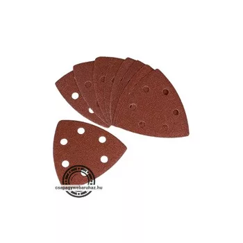   delta csiszolóvászon klt., 20 db a 417220, 8891842, 8894100 géphez, fára; 93×93mm, 5×P180, 5×P240,  5×P320, 5×P400