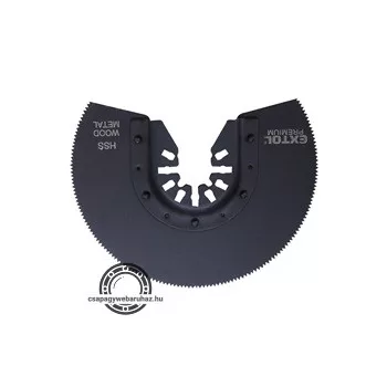   tartalék körszegmens vágófej, 88mm, a 417220, 8891842, 8894100 géphez, HSS, használható: lágy fémre és fához