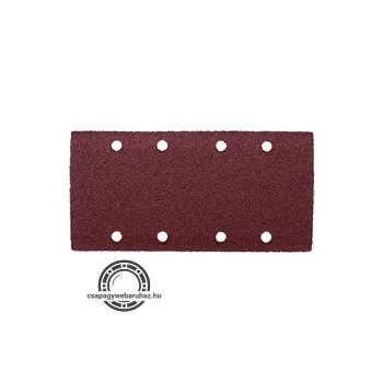   csiszoló papír, 10 db, 93×185mm, P120, 8 lyuk, 8894003 csiszológéphez, tépőzáras