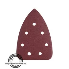 delta csiszolópapír, lyukas klt. 10db, 100×140 mm; 7 db lyukkal, P60, 8891844 csiszológéphez