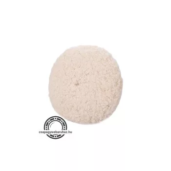   polírkorong, báránybőr (gyapjú), négyrétegű, 100%, T240, 190 mm; tengely: 22 mm + 150 mm tépőzáras