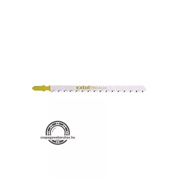   dekopírlap, 5db, Bosch befogás, HCS; 126×9×1,5mm, 4mm fogtáv, köszörült fogak, egyenes durva gyorsvágás, puhafához, faro