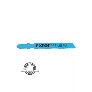   dekopírlap fémre, 5db, Bosch befogás, HSS; 51×8×1,5mm, 1,2mm fogtáv, mart, hullámosított fogak, egyenes vágás, acéllemez