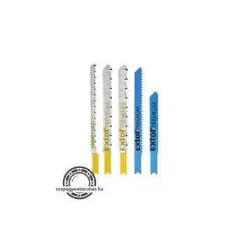   dekopírlap, 5db különböző típus, univerzális befogás, HSS, HCS; Bimetál