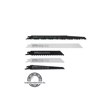   szablyafűrészlap klt., 5db, Bosch befogás, HCS/Bimetál, fa, műanyag, fém anyagokhoz