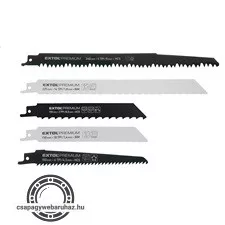 szablyafűrészlap klt., 5db, Bosch befogás, HCS/Bimetál, fa, műanyag, fém anyagokhoz