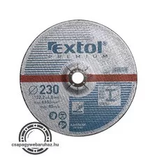 csiszoló korong acélhoz, kék; 115×6,0×22,2mm, max 13300 ford/perc