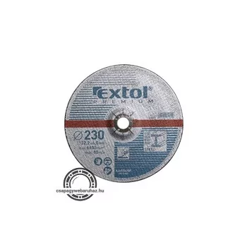   csiszoló korong acélhoz, kék; 125×6,0×22,2mm, max 12200 ford/perc